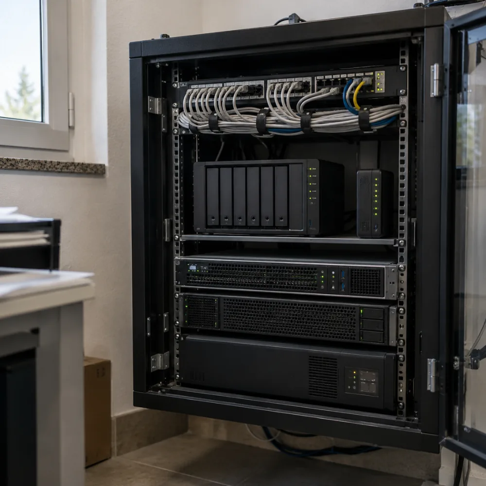 backup piccolo rack per monitoraggio IT